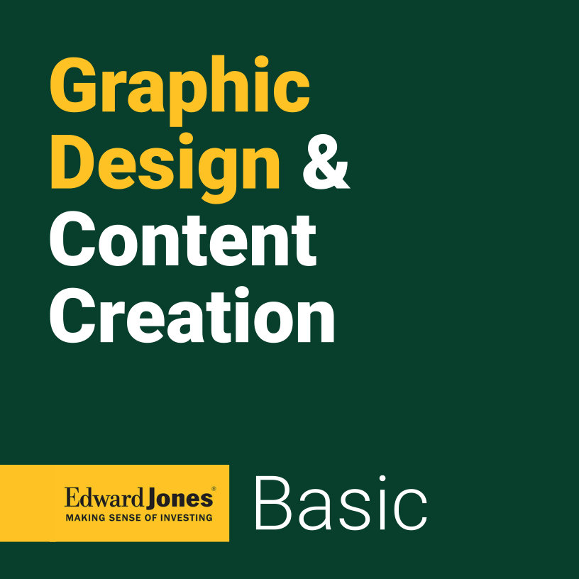 Graphic Design - Edward Jones (Basic) | RyCOM Creative